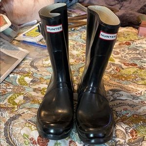 Hunter short rain boots